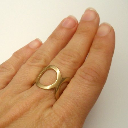Yellow Gold Act Un Ring