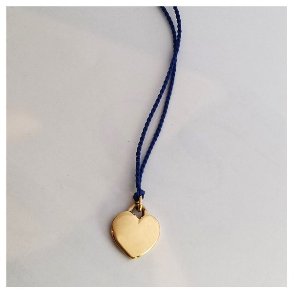 Custom Gold Heart Pendant