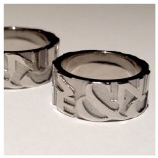 Custom Lettered Rings