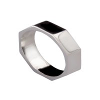 Facet Wedding Band