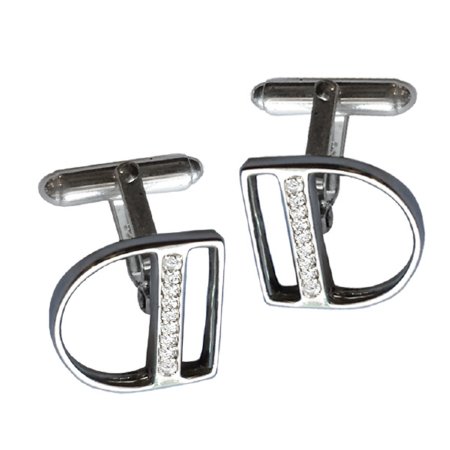 Liberty Cufflinks with Diamonds