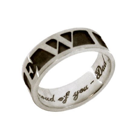 Momento Black Ring - Sterling Silver