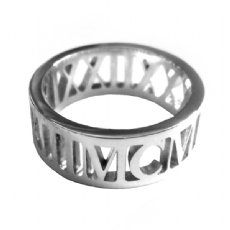 Momento Silhouette Ring - Sterling Silver
