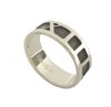 Momento Black Ring - Sterling Silver