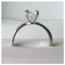Custom Compass Diamond Engagement Ring