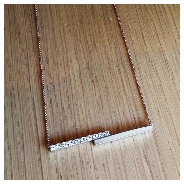 Custom Two-Tone Sapphire Necklace