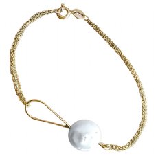 Wisdom Pearl Bracelet - Gold