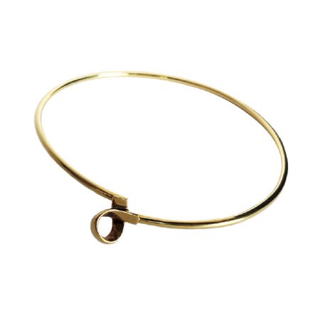 Woven Bangle in Yellow Gold - In Stock