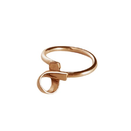 Woven Ring in Rose Gold
