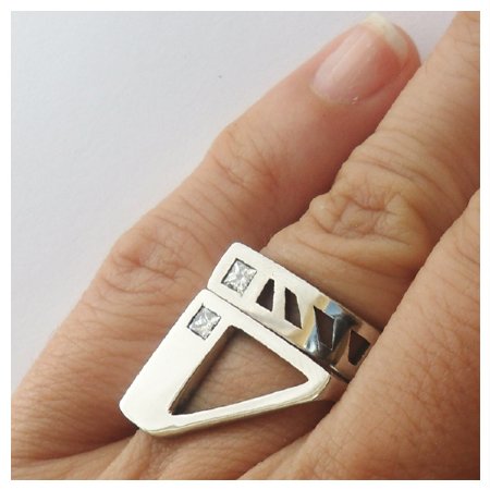 Custom Contemporary Wedding Set