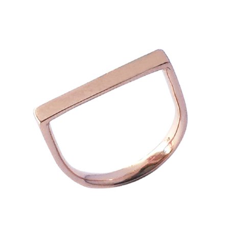 Cradle Wedding Ring - Rose Gold