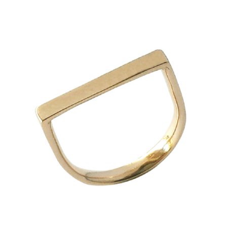 Cradle Wedding Ring - Yellow Gold