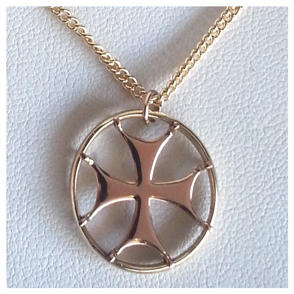 Custom Cross Pendant in Ring