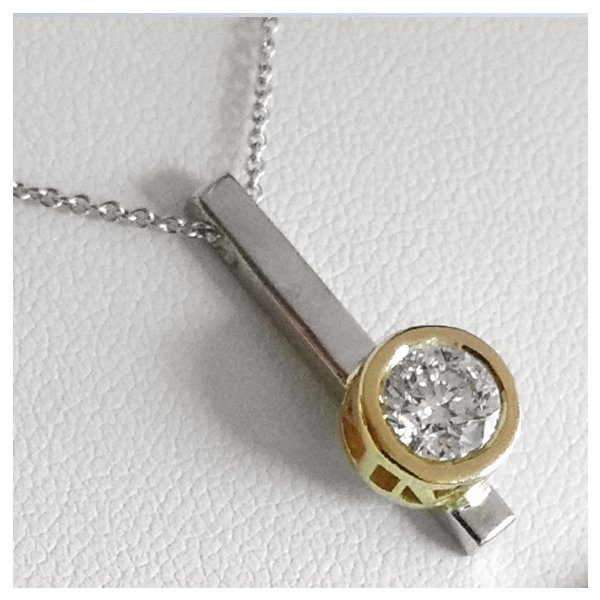 Custom Two Tone Pendant