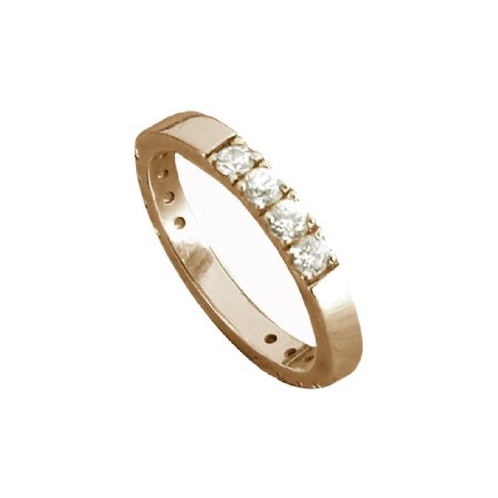 Eternity  Twelve - Rose Gold - Diamonds