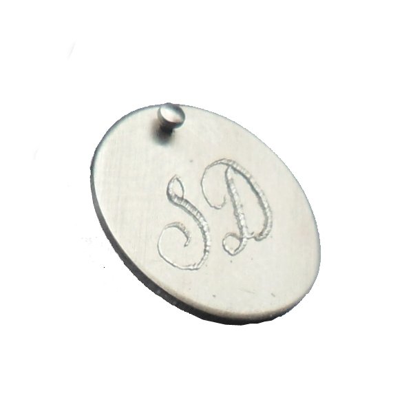Silver Medallion - INITIALS