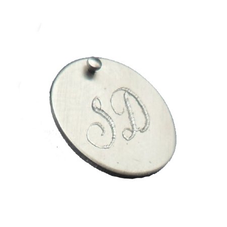 Silver Medallion - INITIALS