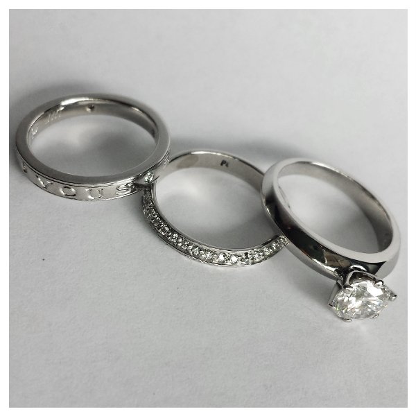 Custom Knife-Edge Eternity Ring