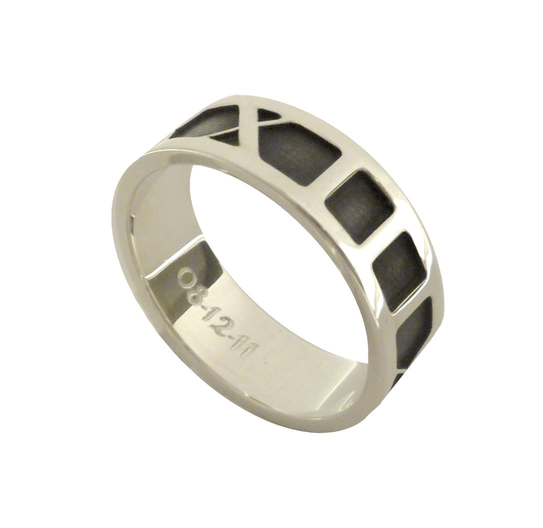 Momento Black Ring - Sterling Silver