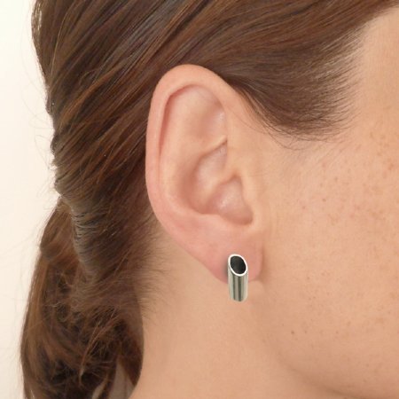 Stem Earrings - Silver